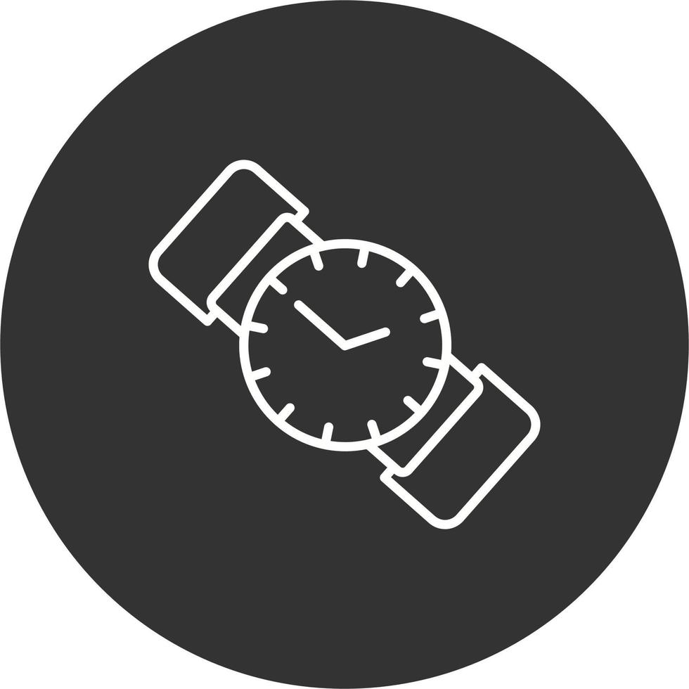 icono de vector de reloj de pulsera