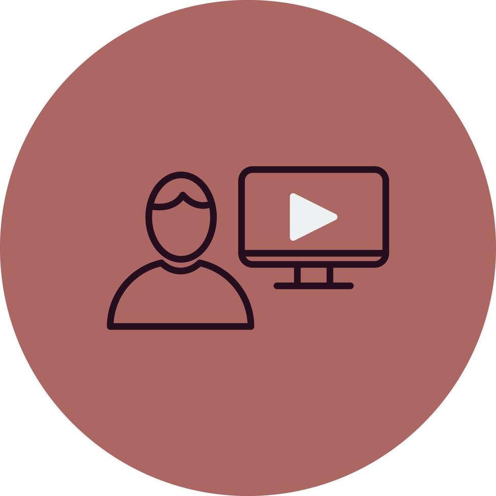 Blogger Vector Icon