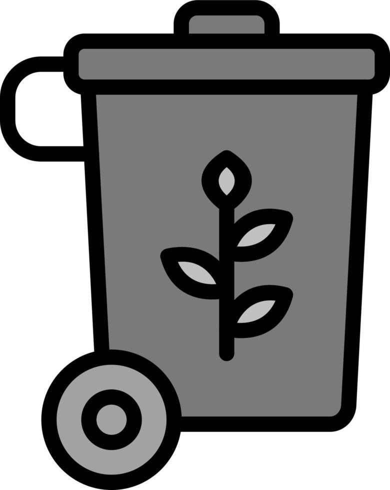 icono de vector de basura