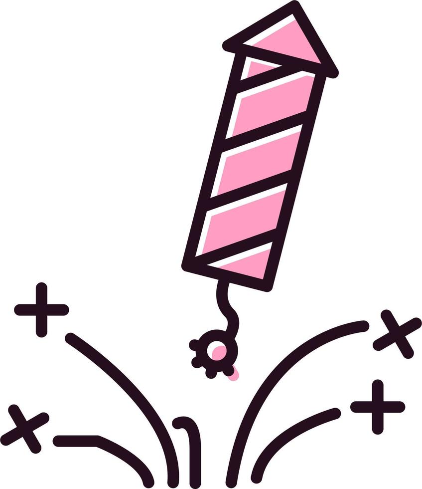 Fire work Vector Icon