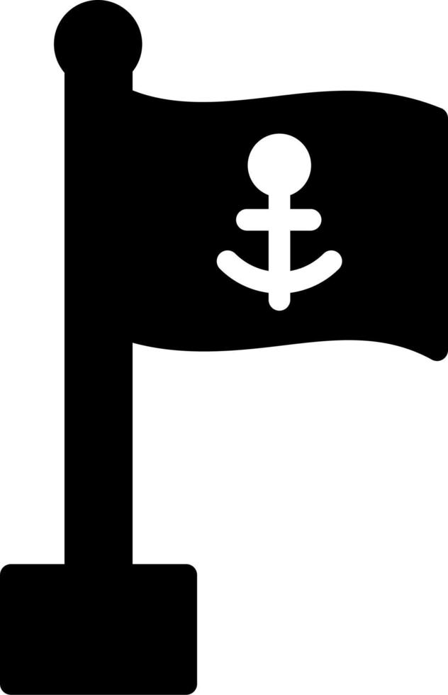 mar bandera vector icono