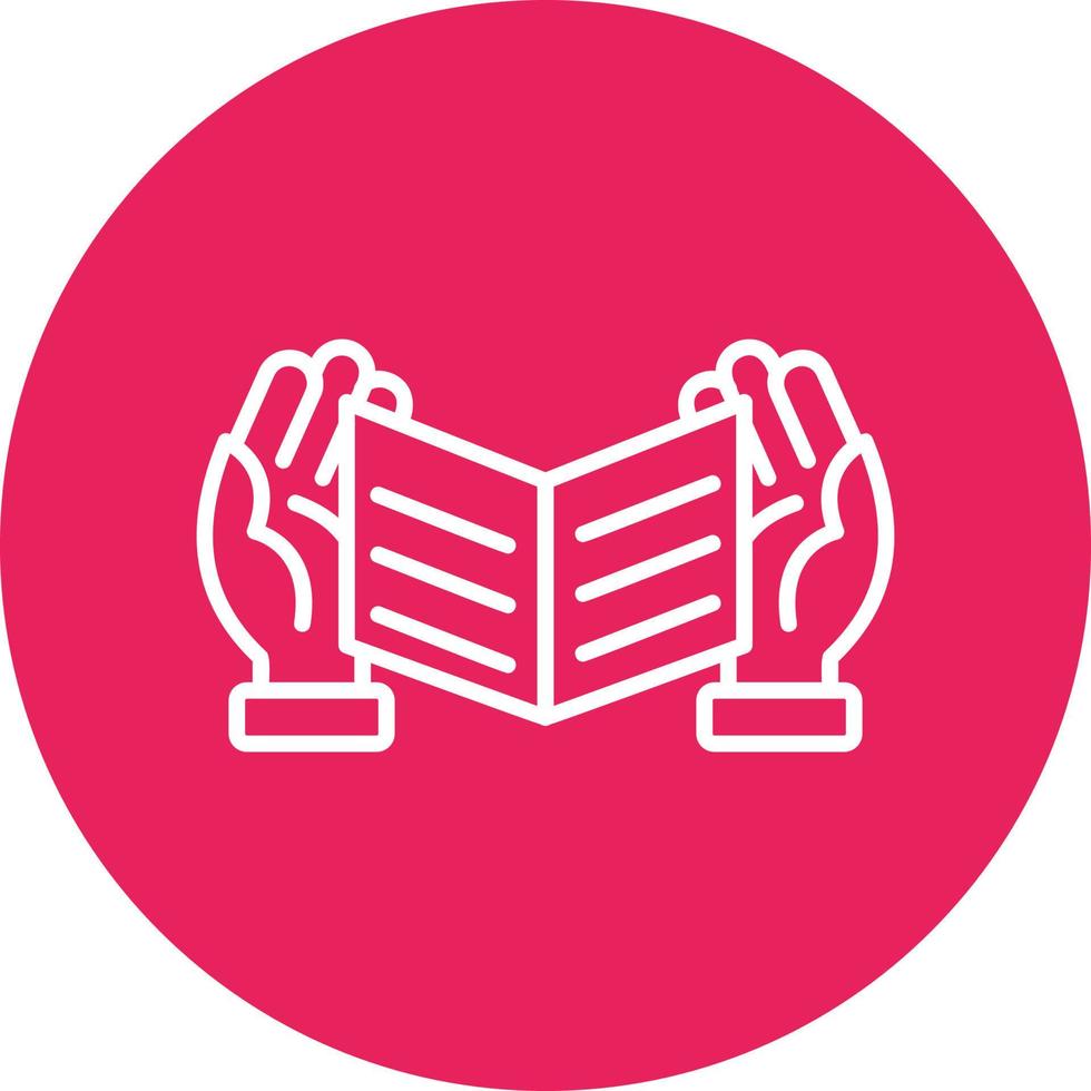 Quran Reading Vector Icon