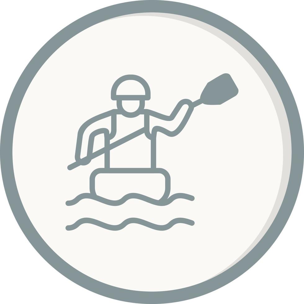 Rafting Vector Icon