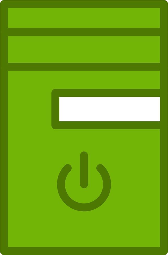 CPU Tower Vector Icon