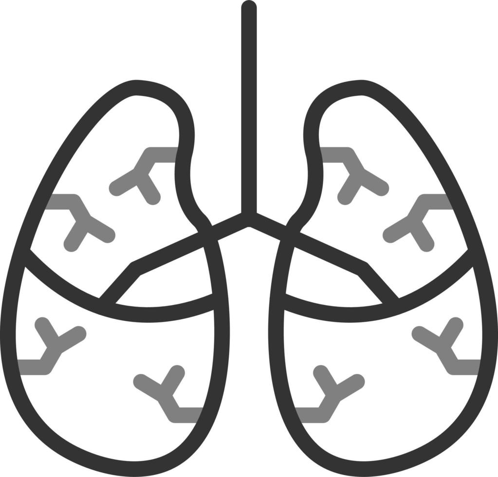 Lungs Vector Icon