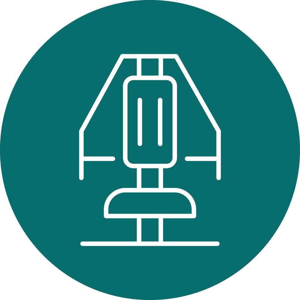 Chest Press Vector Icon