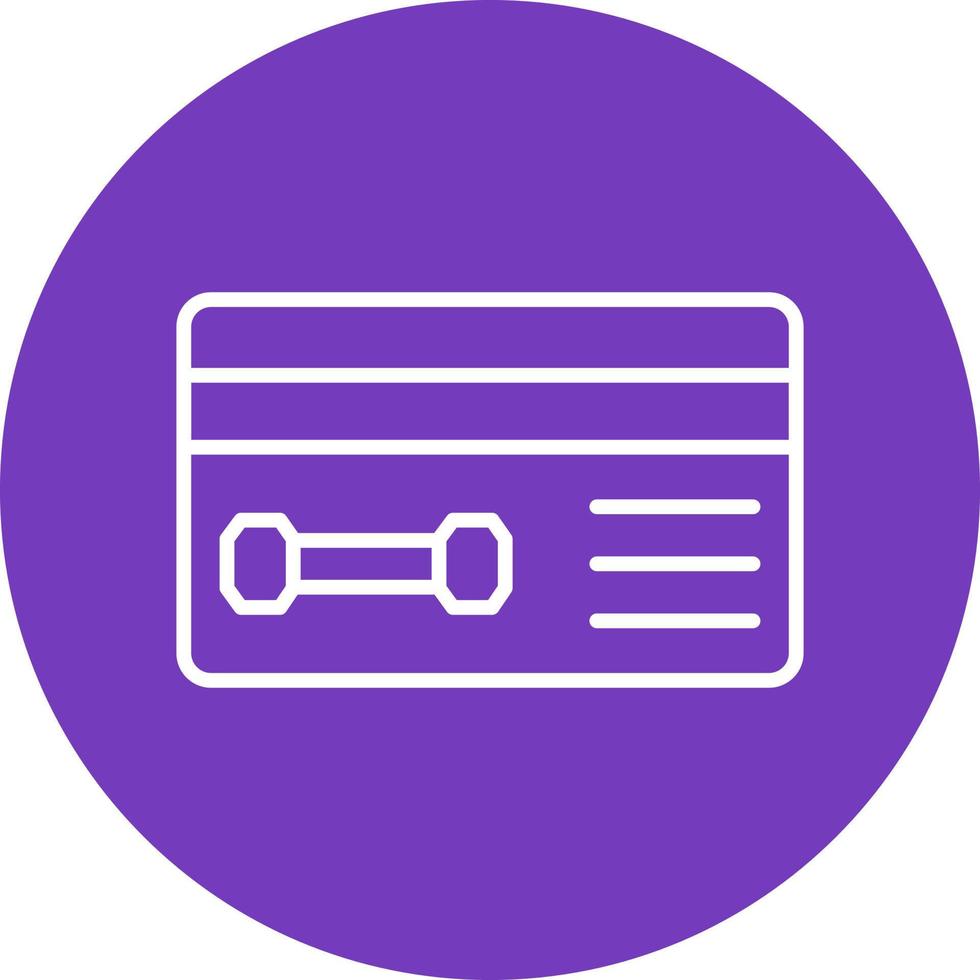 Member Card Vector Icon
