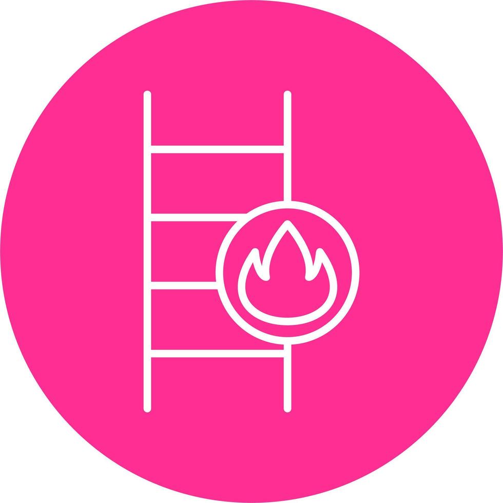 Fire Ladder Vector Icon