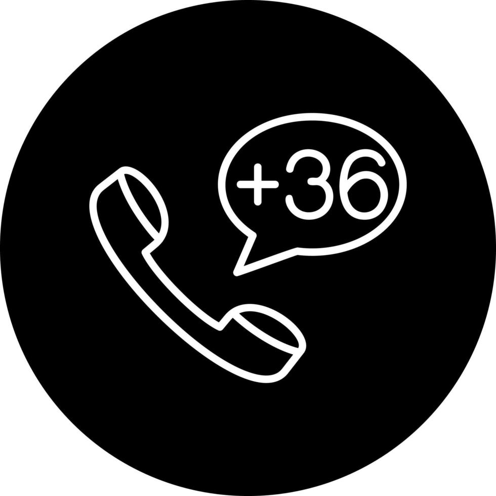 Hungary Dial code Vector Icon