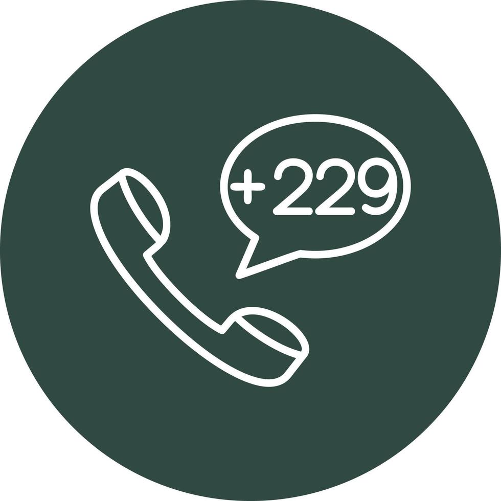 Benin Dial code Vector Icon 20892805 Vector Art at Vecteezy
