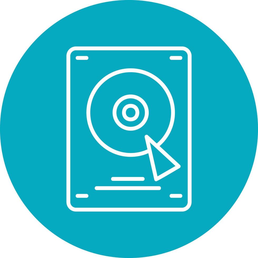 Disk Hard Vector Icon