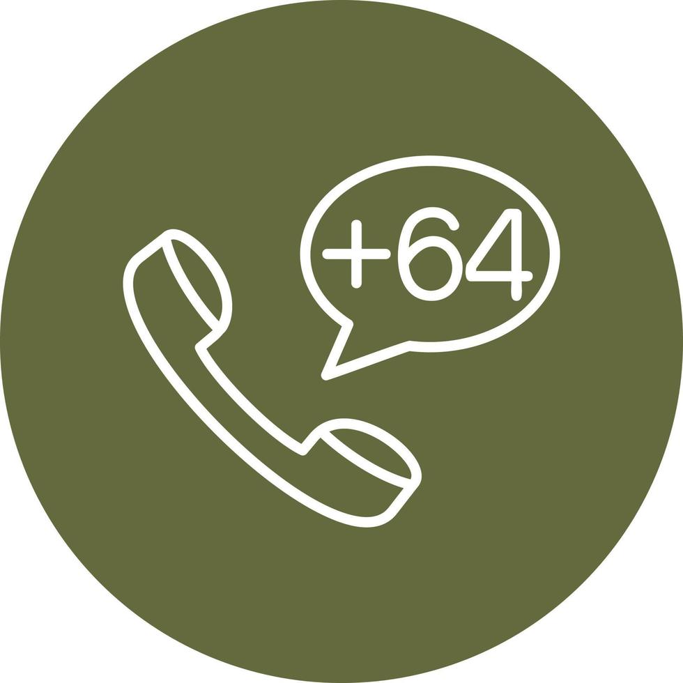 Antarctica Dial code Vector Icon