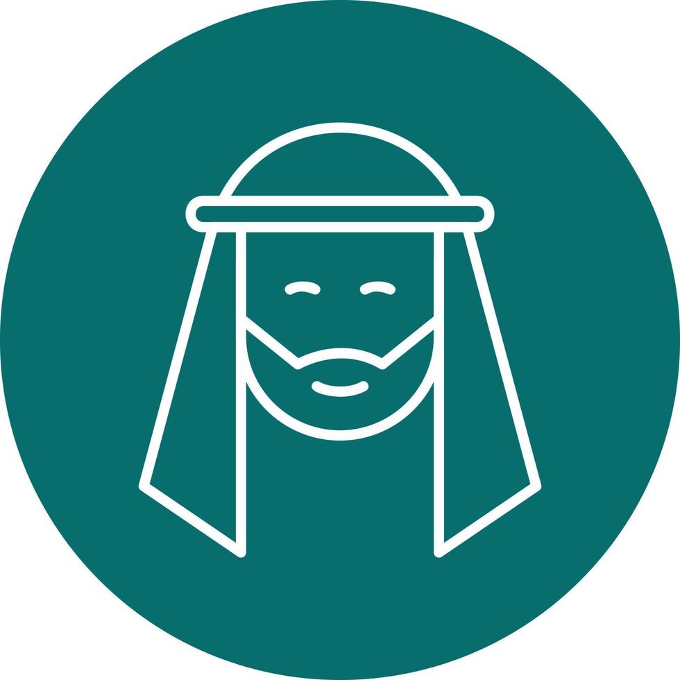 Arabian Man Vector Icon