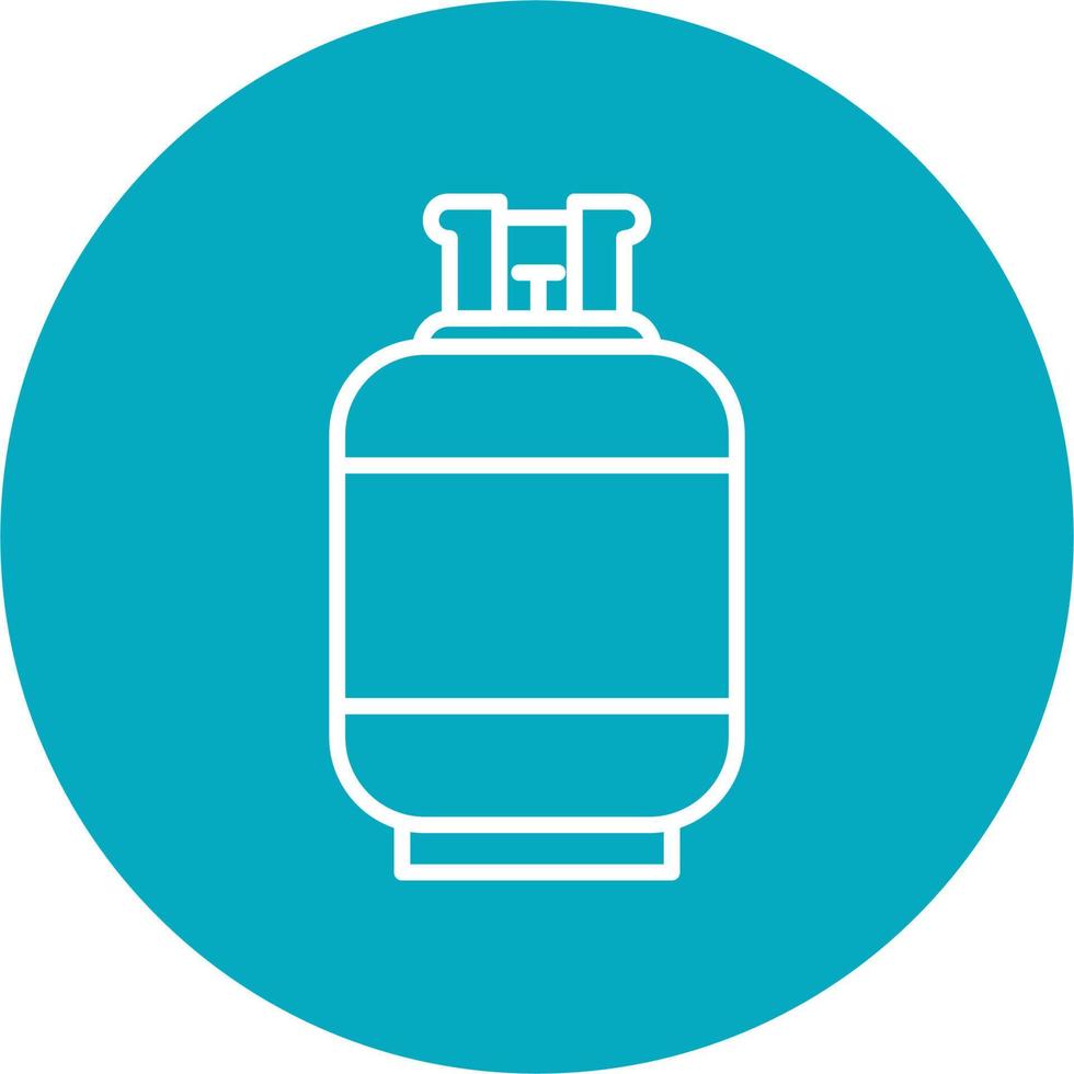 Gas Cylinder Vector Icon