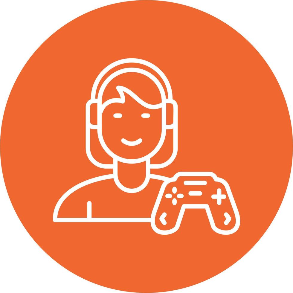 Gamer Vector Icon