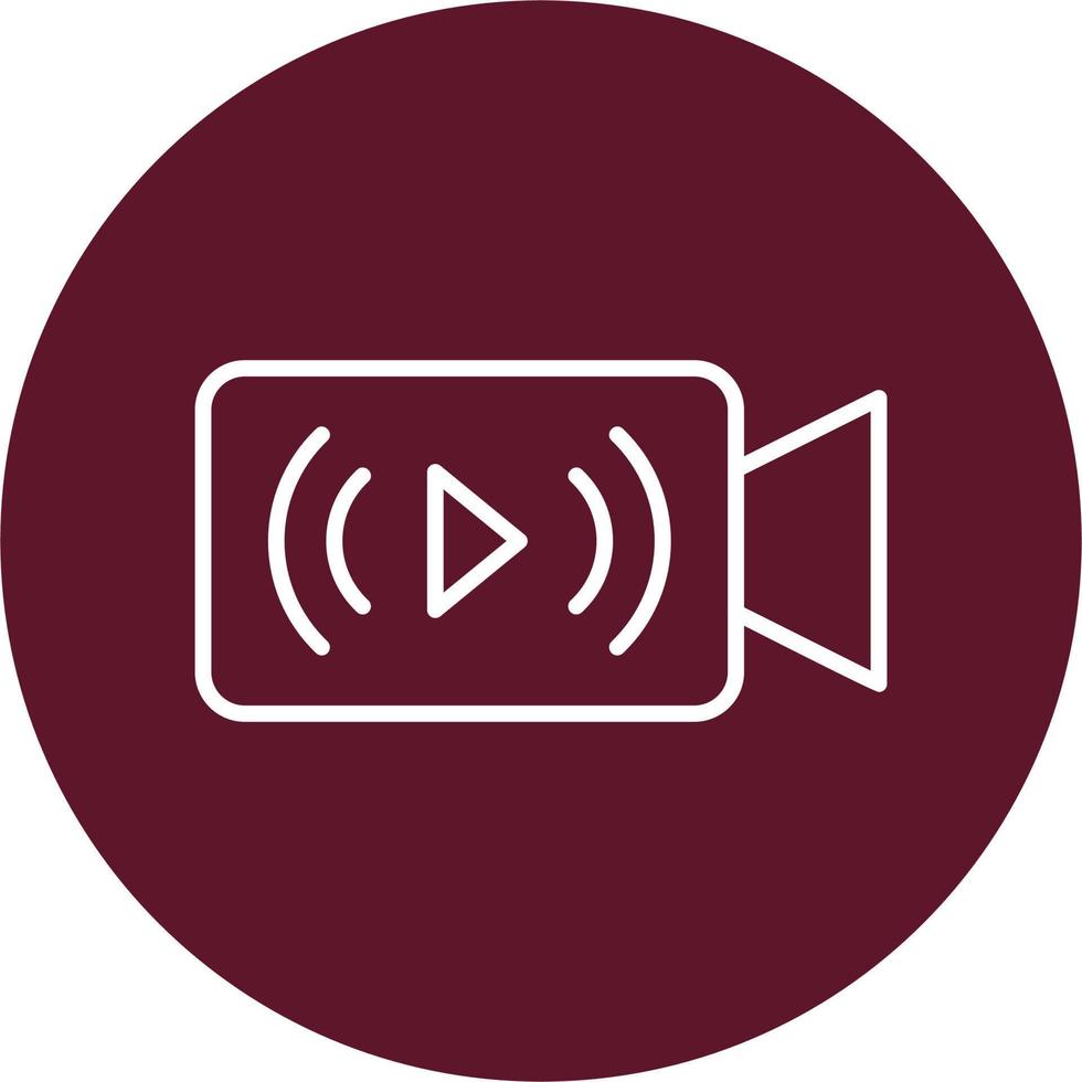 Live Stream Vector Icon