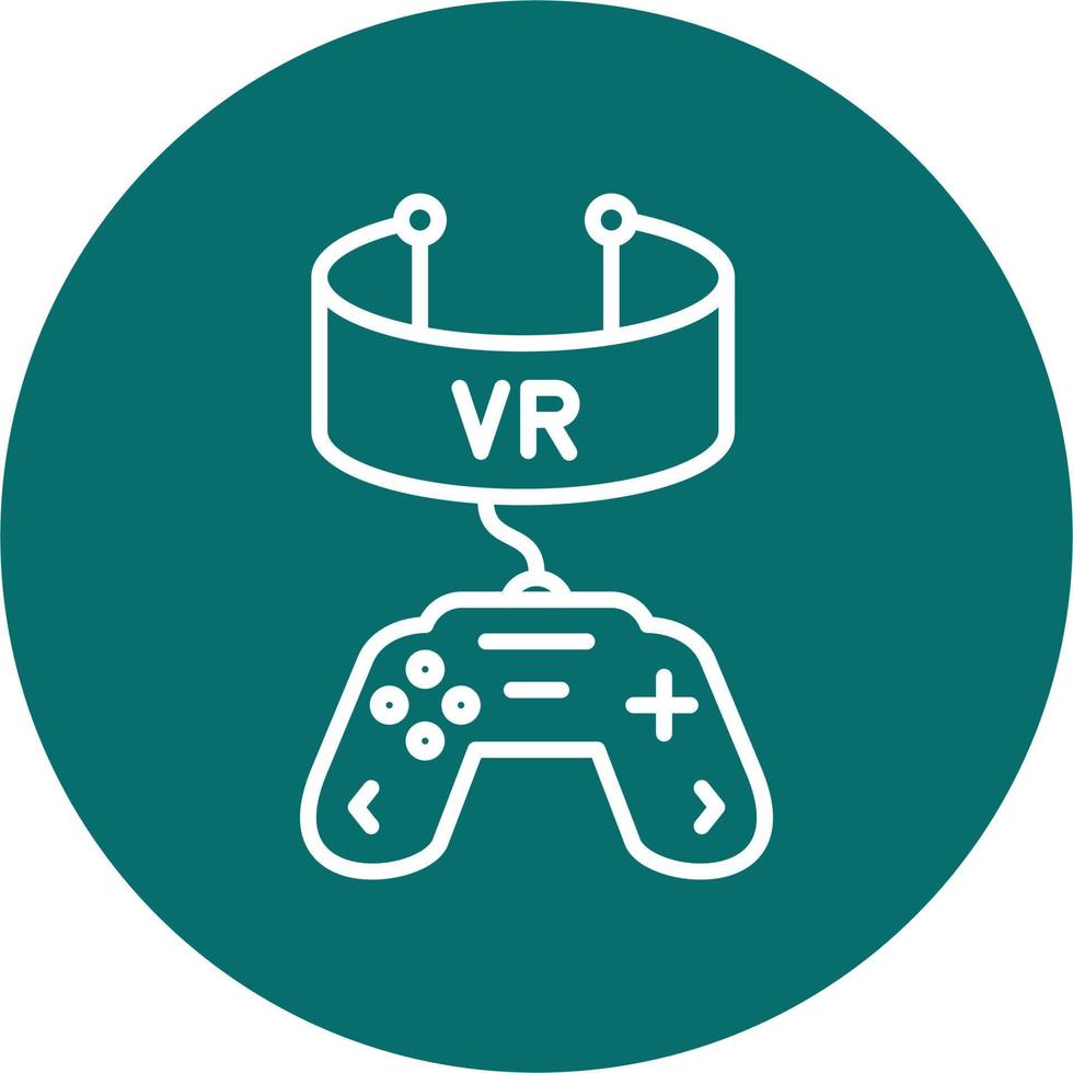 Vr Game Vector Icon