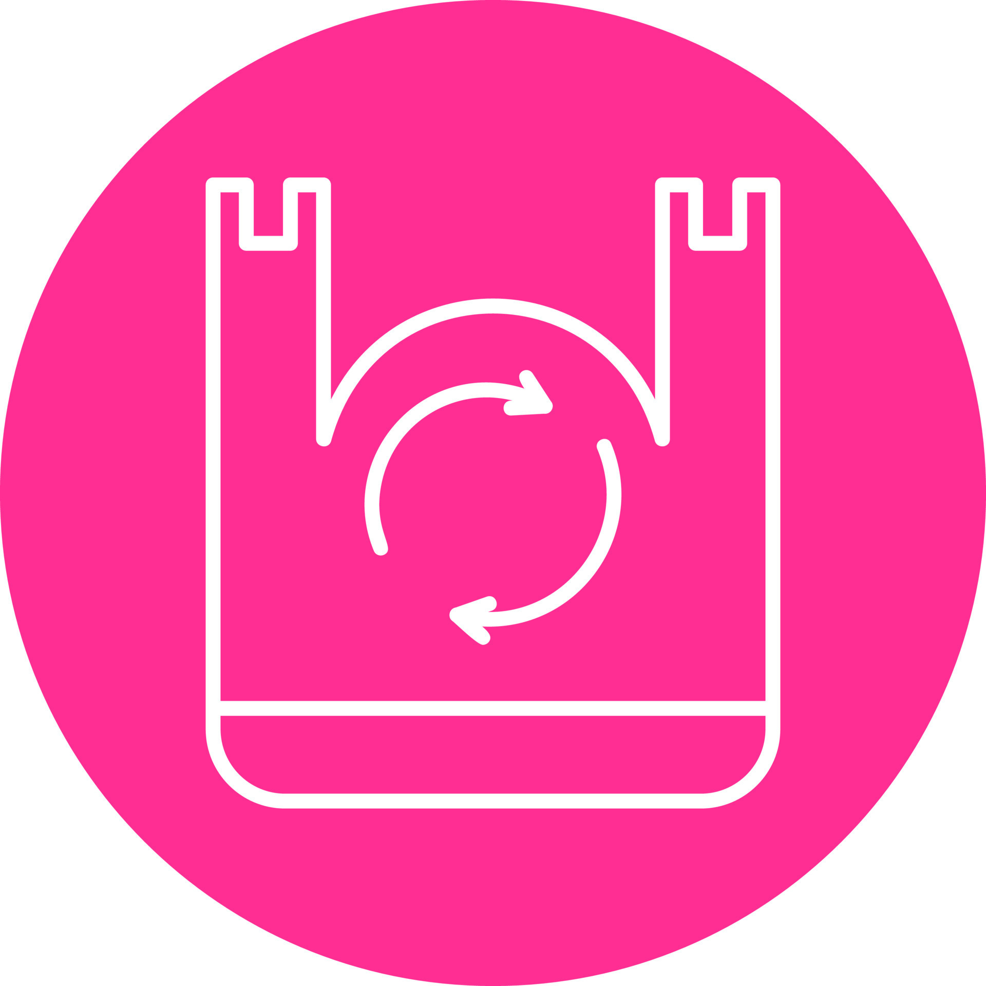 Recycled Plastic Bag Vector Icon 20893431 Vector Art at Vecteezy