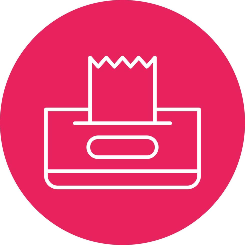 Tissue Box Vector Icon