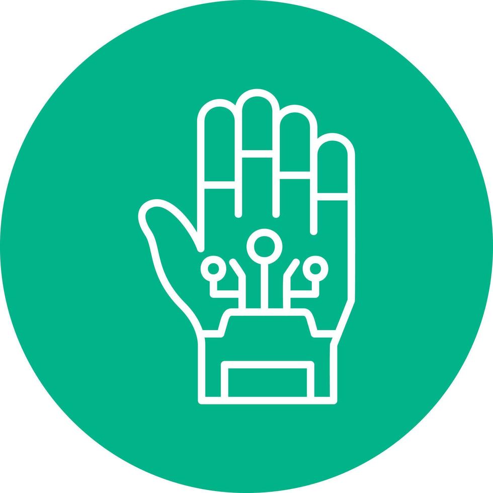 Robotic Hand Vector Icon