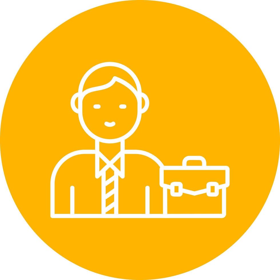 Financial Advisor Vector Icon