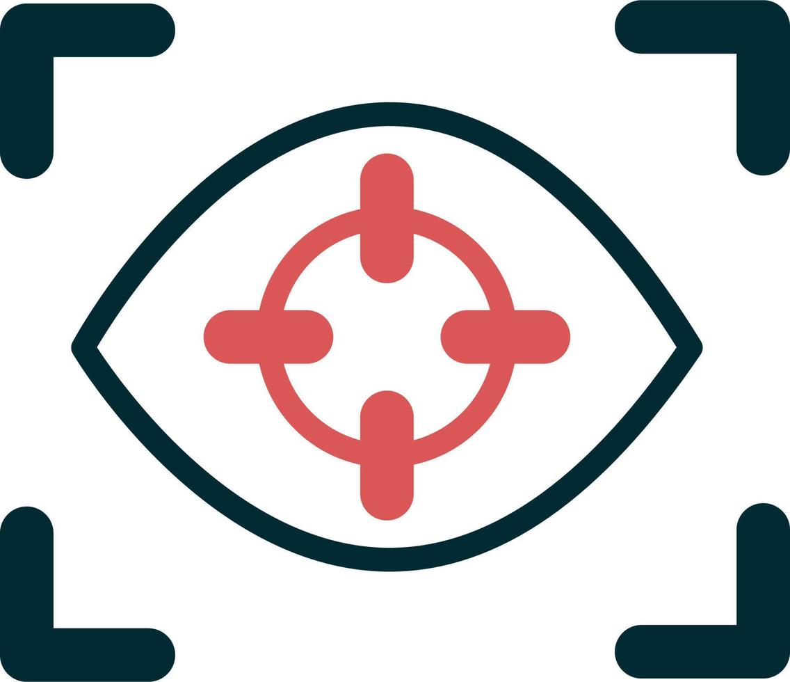 Eye Tracking Vector Icon