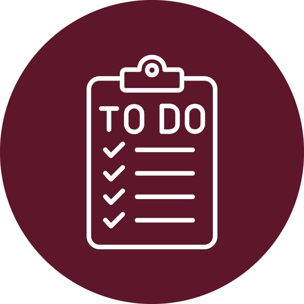 To Do List Vector Icon