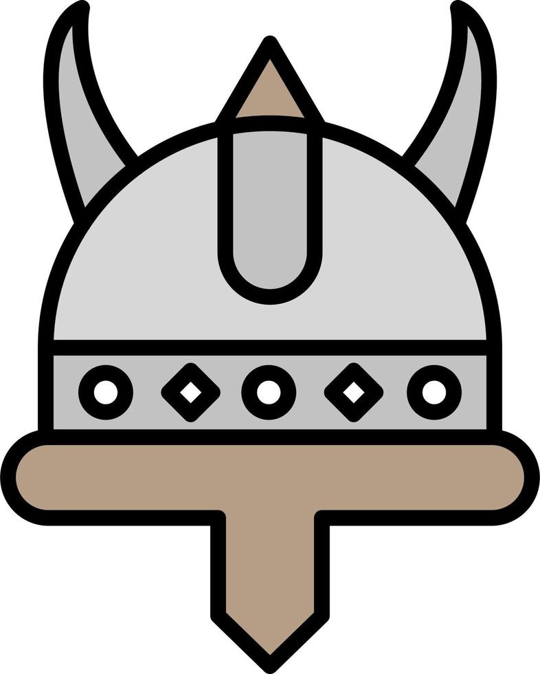 Viking Helmet Vector Icon