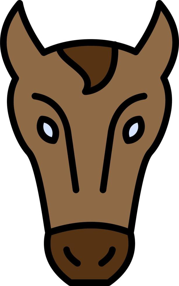 icono de vector de caballo