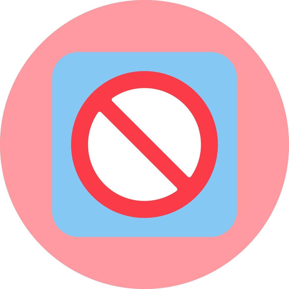 Prohibition Vector Icon