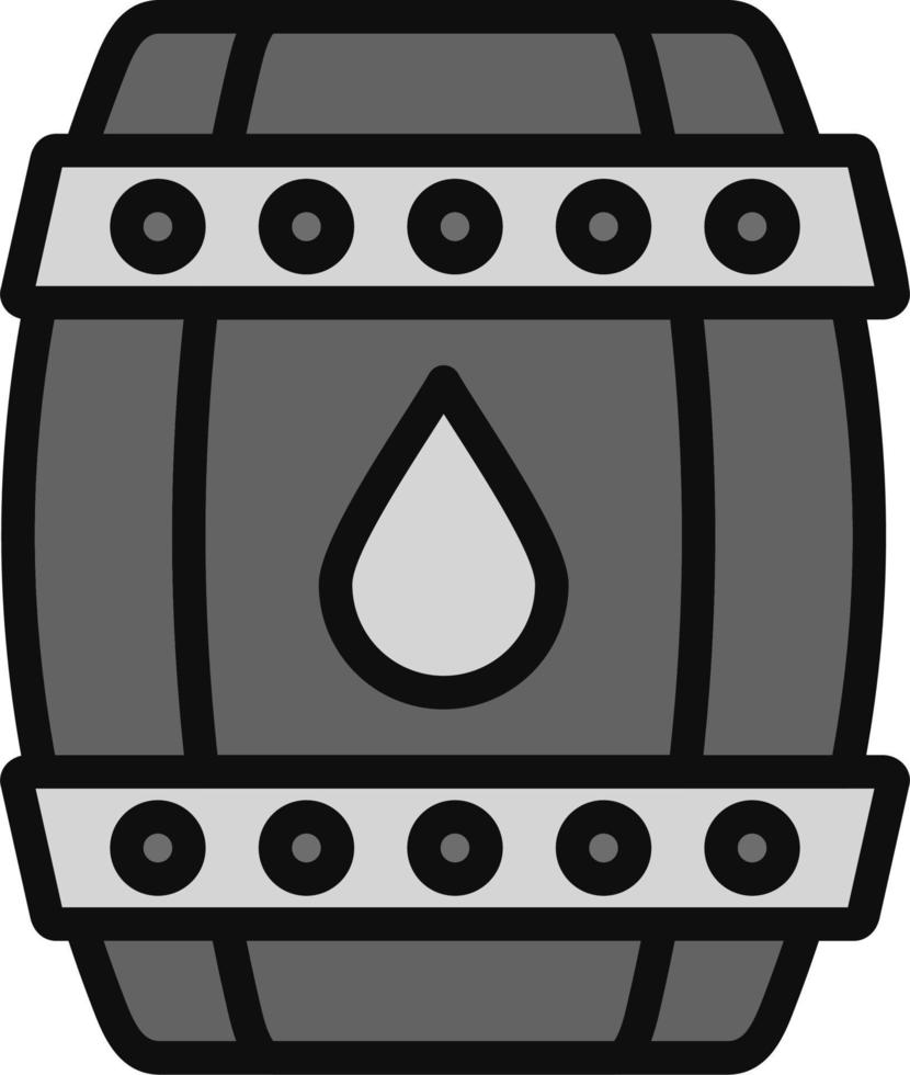 icono de vector de barril