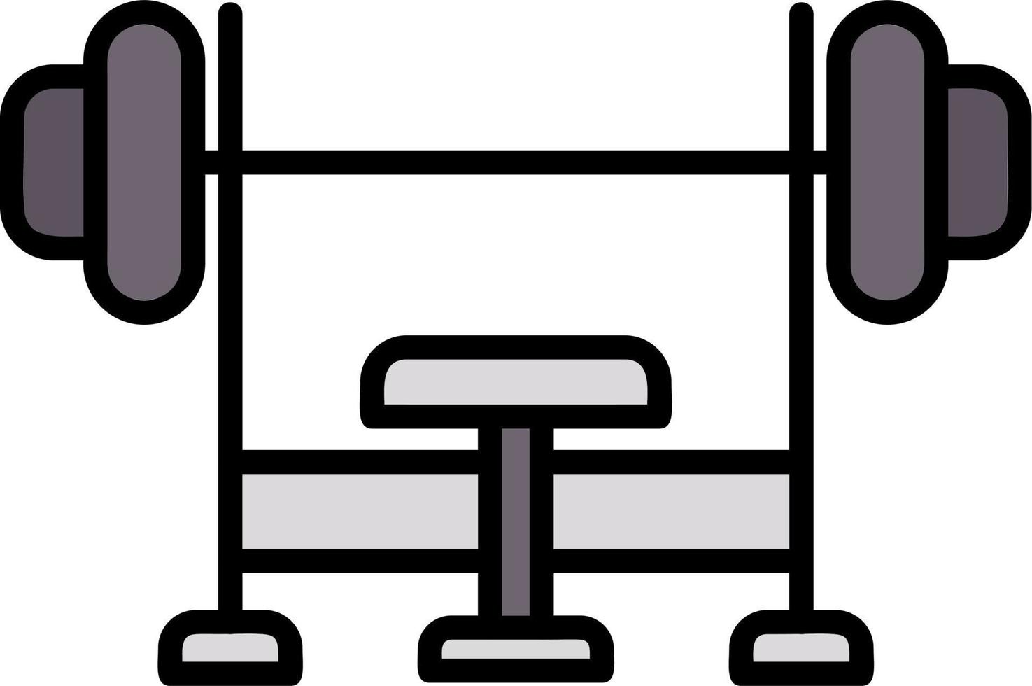 Bench press Vector Icon