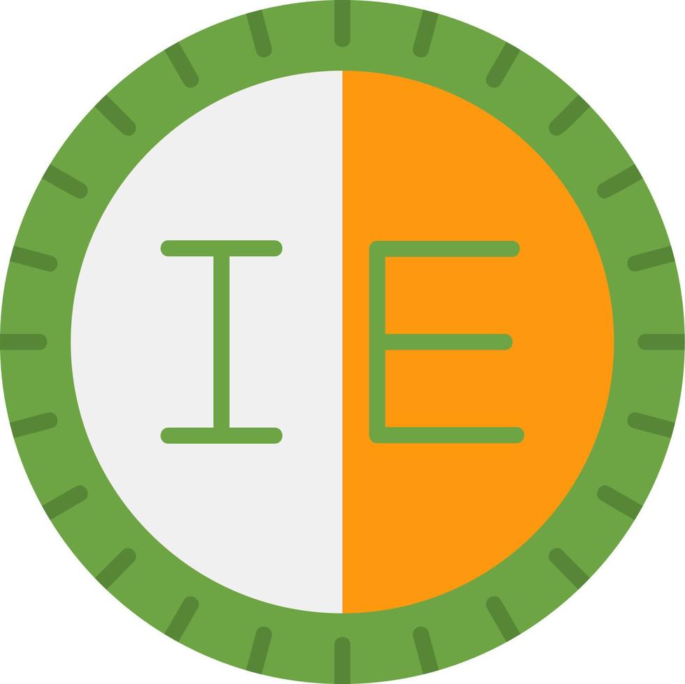 Ireland Dial code Vector Icon