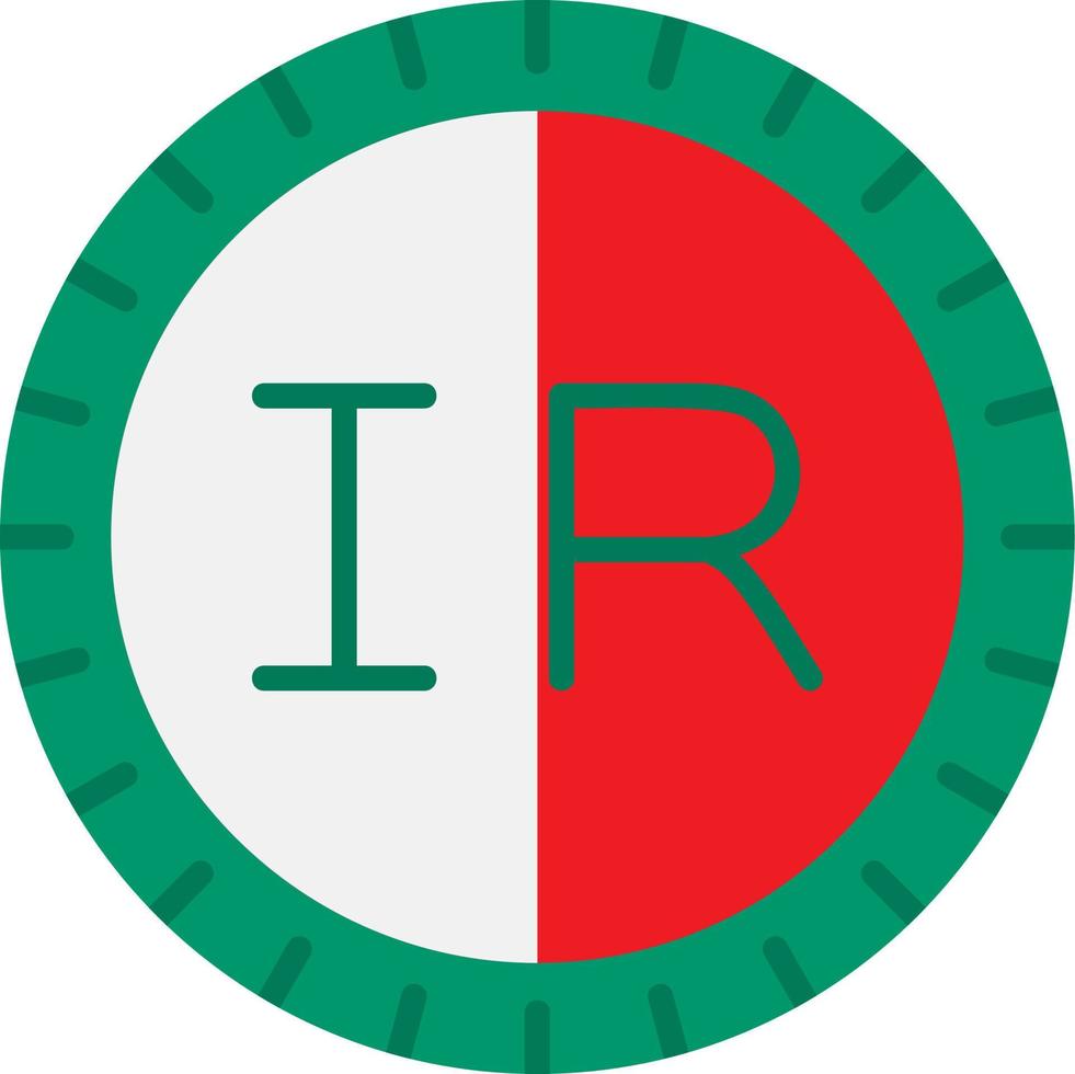 Iran Dial code Vector Icon