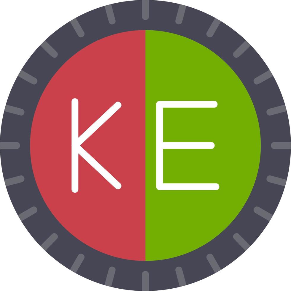 Kenya Dial code Vector Icon