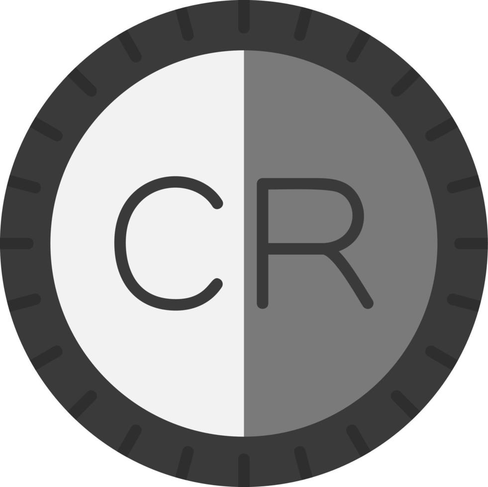 Costa Rica Dial code Vector Icon