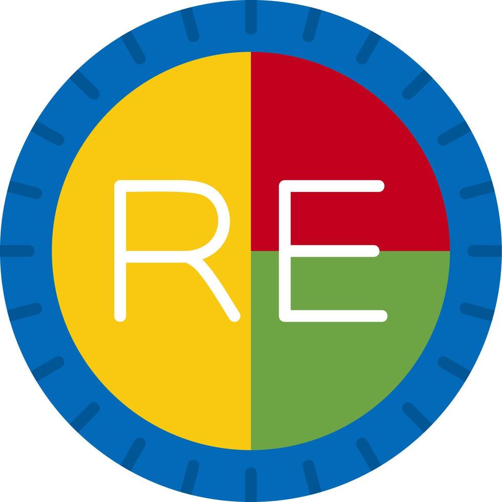 Reunion Island Dial code Vector Icon