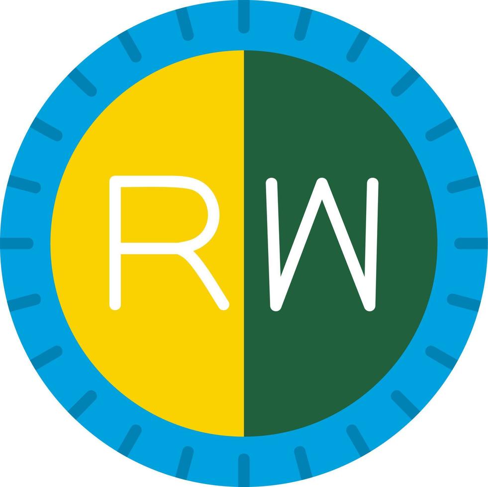 Rwanda Dial code Vector Icon