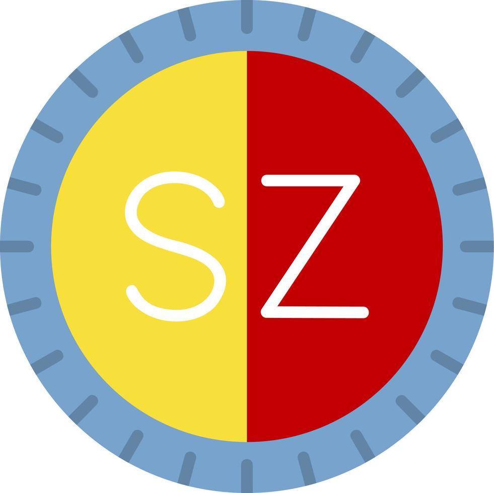 Swaziland Dial code Vector Icon