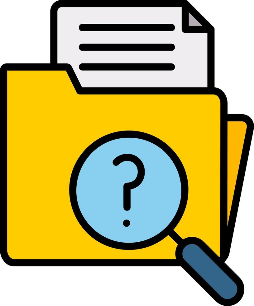 Case file Vector Icon 20894499 Vector Art at Vecteezy