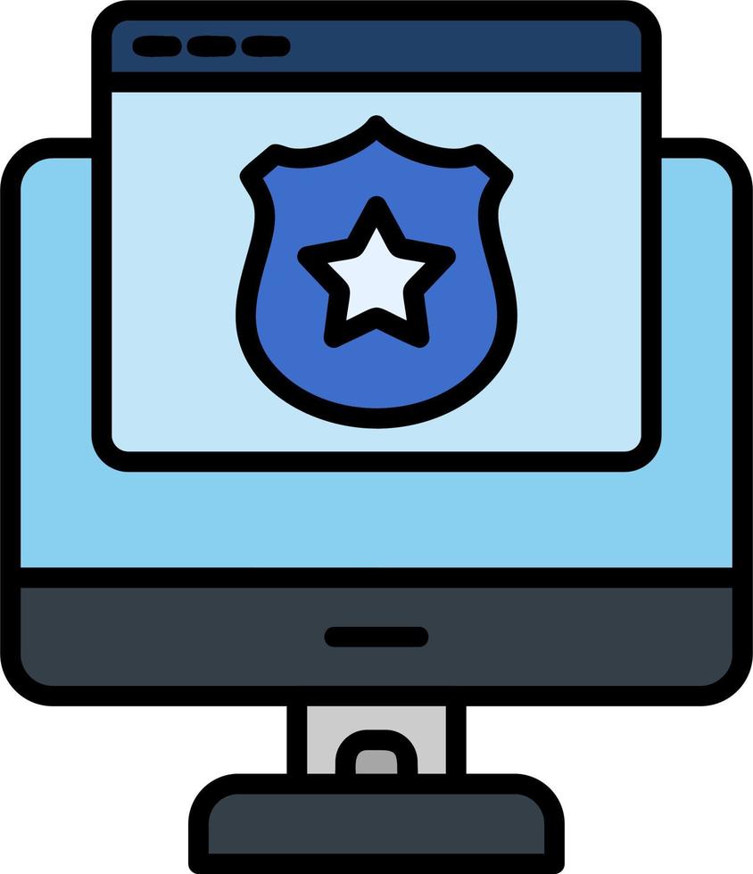 icono de vector de policía