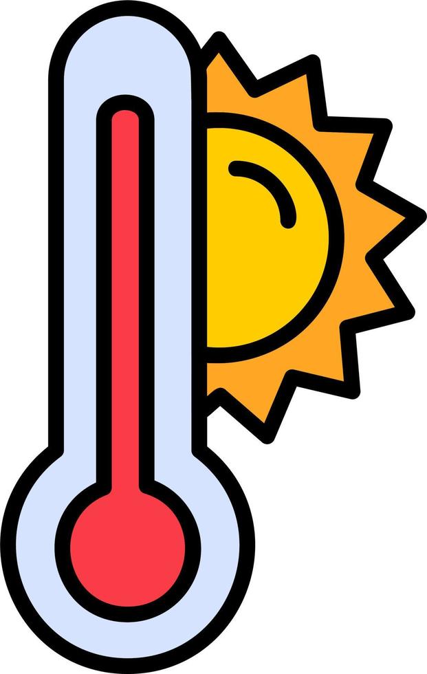 High Temperature Vector Icon