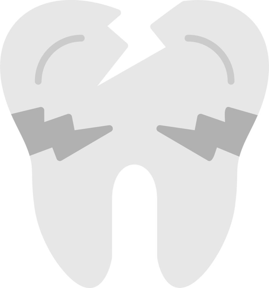 icono de vector de caries