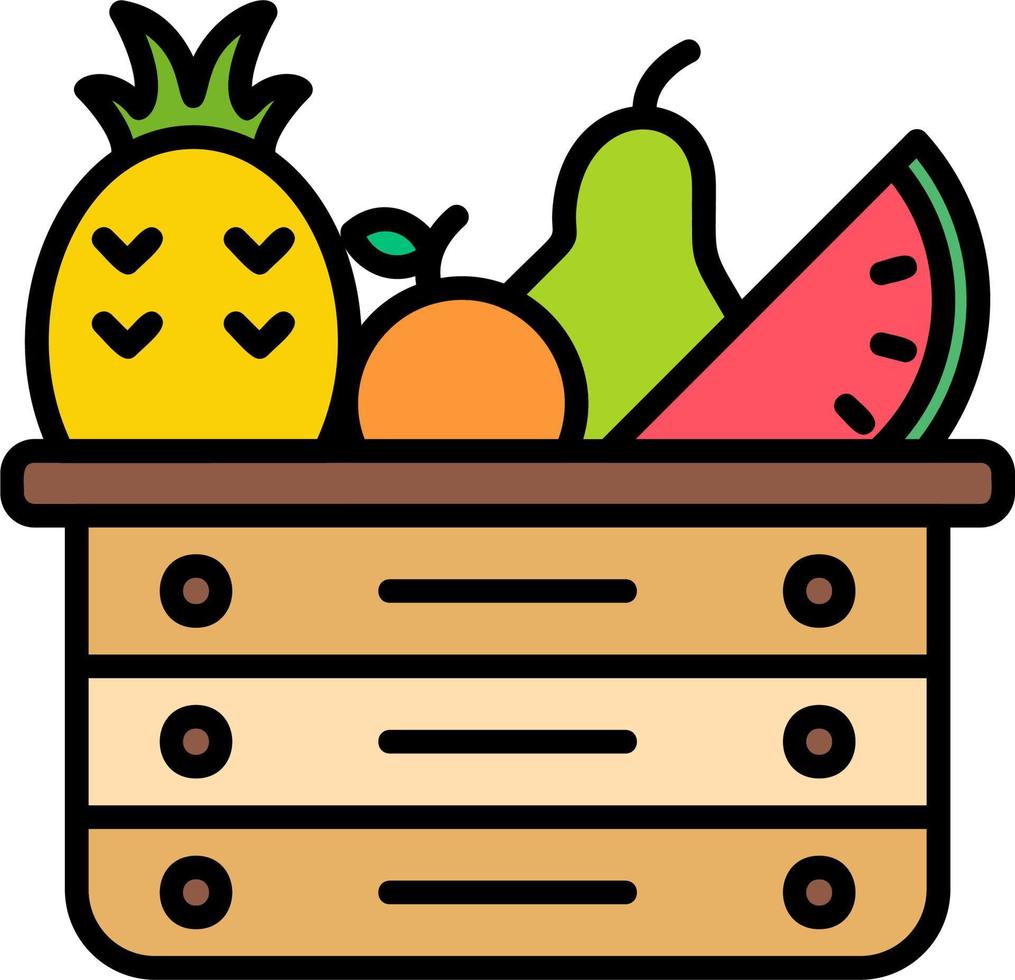 icono de vector de fruta