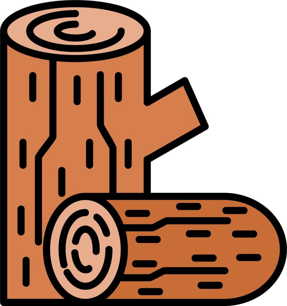 Wood Vector Icon
