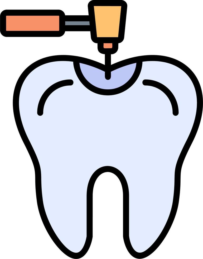 Dental Drill Vector Icon