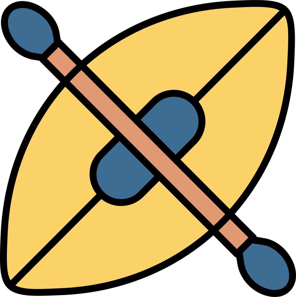Kayak Vector Icon