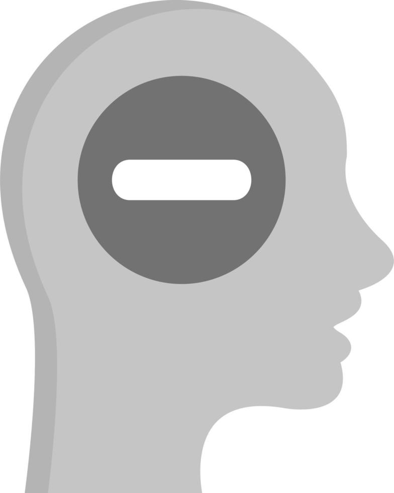 Negative thinking Vector Icon