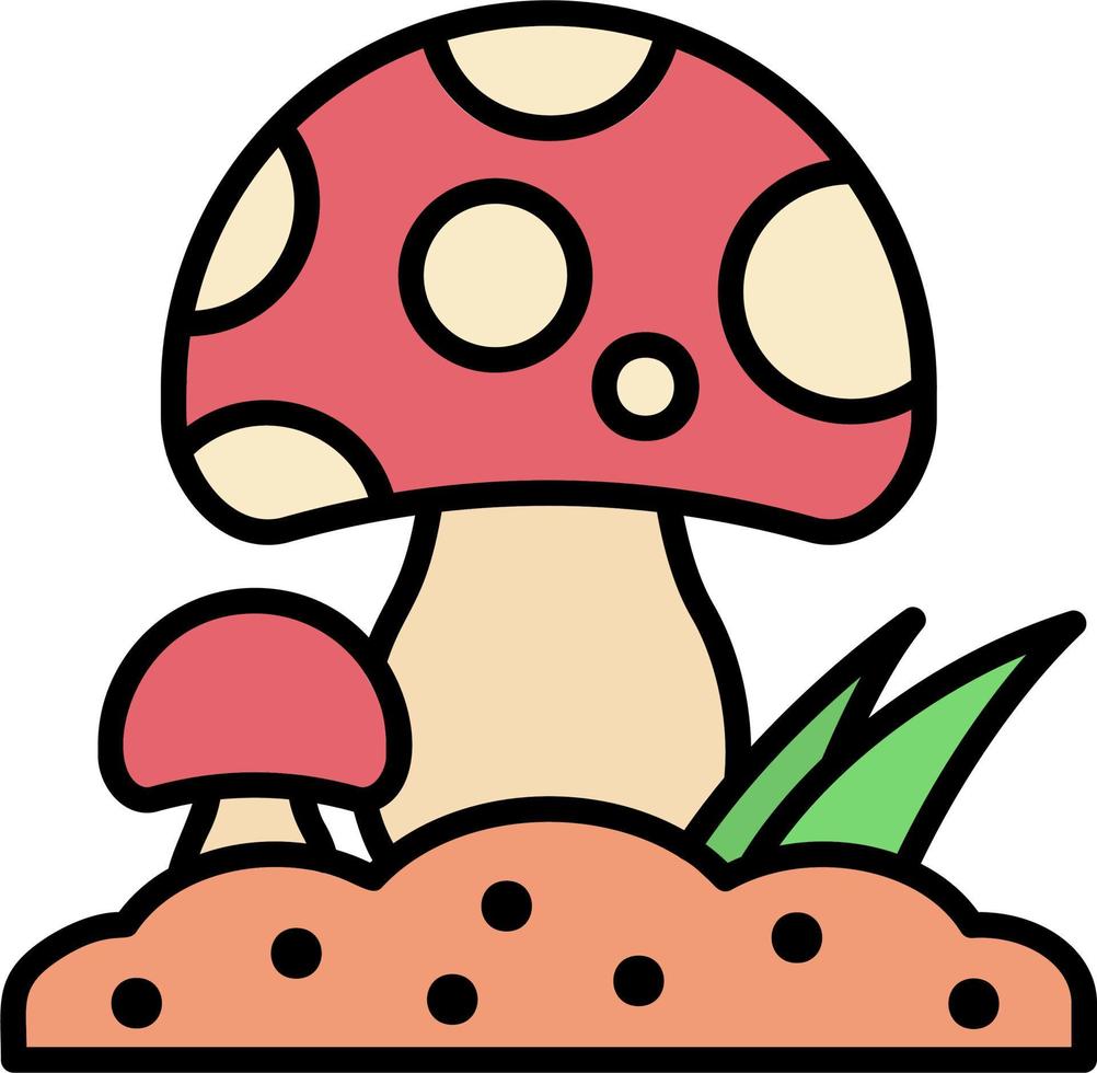 Mushroom Vector Icon