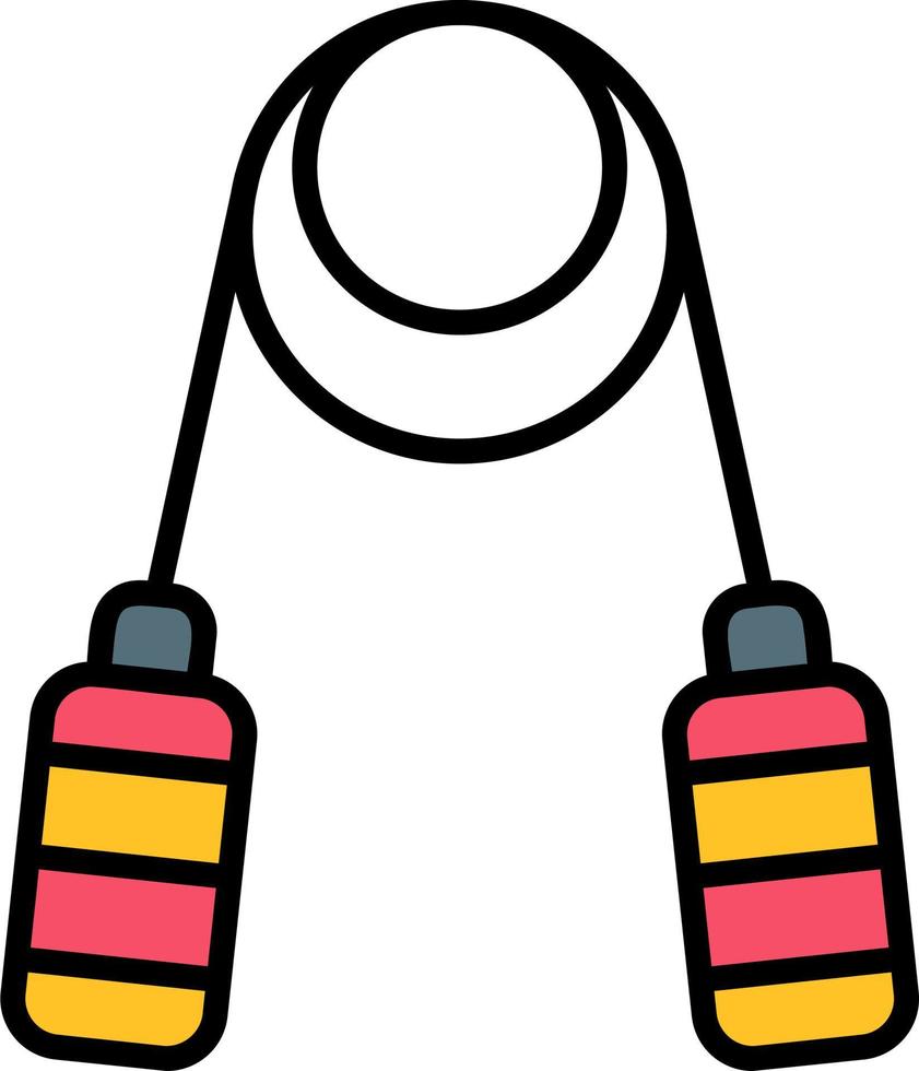 Jumping Rope Vector Icon